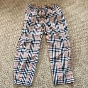 Euc Burberry PJ Pants! Size XL, hemmed